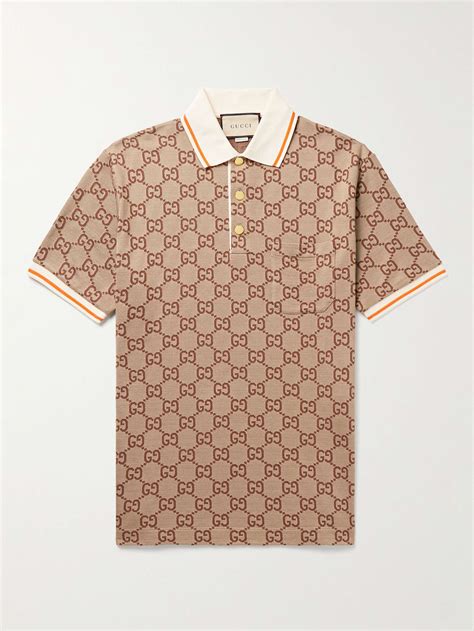 gucci collar shirt men|authentic Gucci polo shirts.